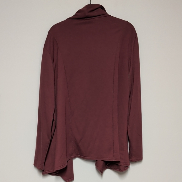 Marika Burgundy Cardigan - Picture 5 of 6